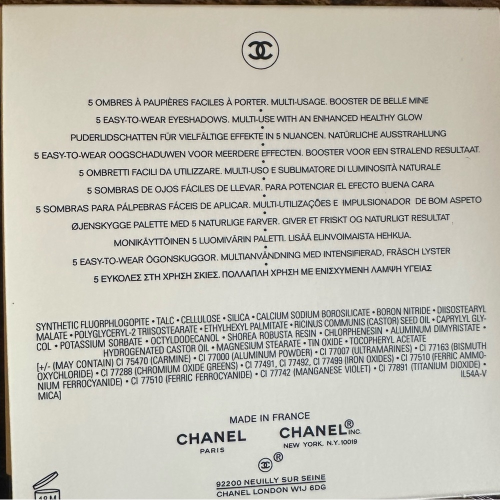 Chanel LES BEIGES Healthy Glow Natural Eyeshadow Palette - Picture 6 of 6